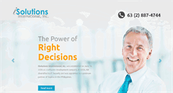 Desktop Screenshot of isolutions.com.ph
